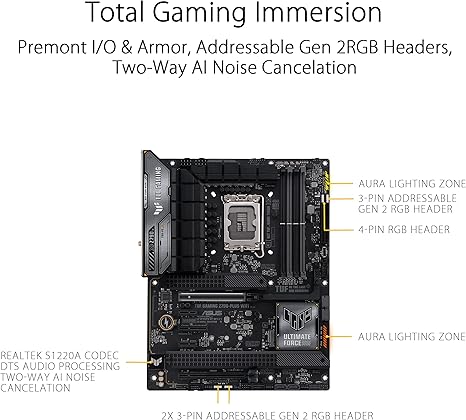 ASUS TUF Gaming Z790-Plus WiFi LGA 1700(Intel 14th,12th &13th Gen) ATX Gaming Motherboard - Image 3