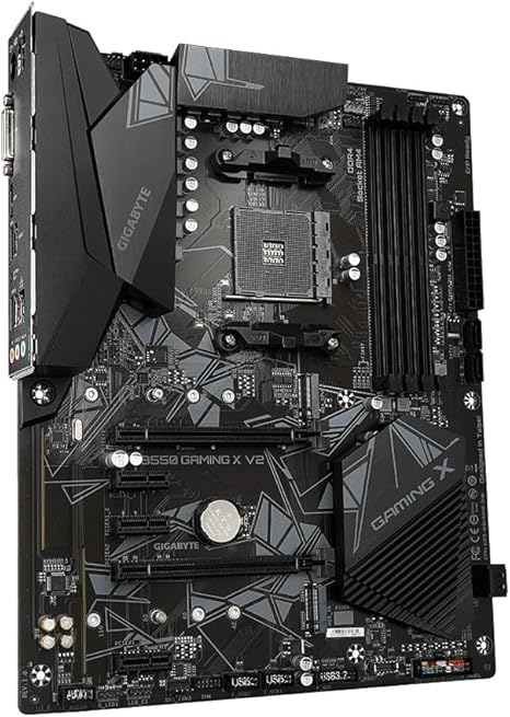 Gigabyte B550 Gaming X V2 (AMD Ryzen 5000/B550/ATX/M.2/HDMI/DVI/USB 3.1 Gen 2/DDR4/ATX/Gaming Motherboard), 128 GB - Image 2
