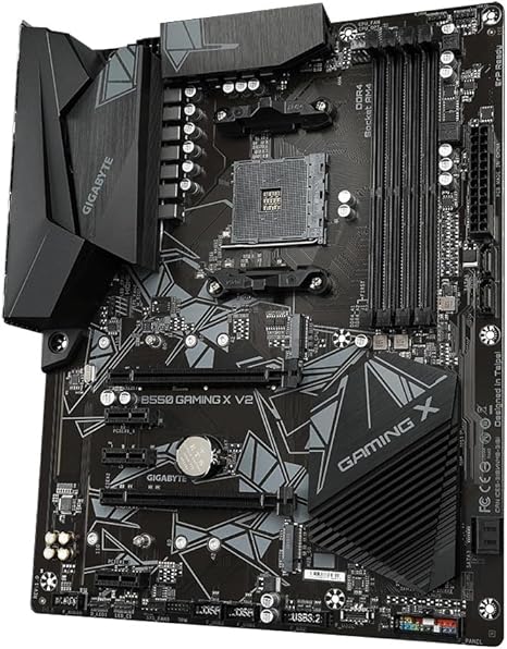 Gigabyte B550 Gaming X V2 (AMD Ryzen 5000/B550/ATX/M.2/HDMI/DVI/USB 3.1 Gen 2/DDR4/ATX/Gaming Motherboard), 128 GB - Image 3