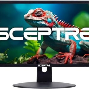 Sceptre 20" 1600x900 75Hz Ultra Thin LED Monitor 2x HDMI VGA Built-in Speakers, Machine Black