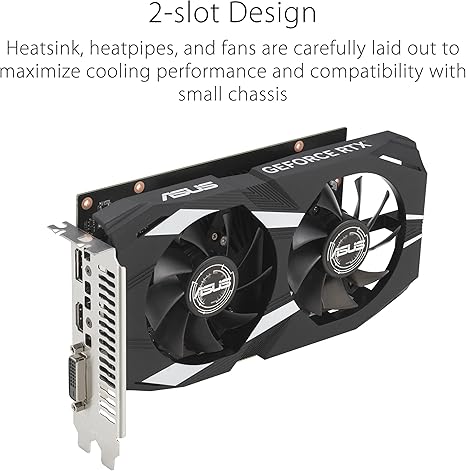 ASUS Dual NVIDIA GeForce RTX 3050 6GB OC Edition Gaming Graphics Card - Image 3